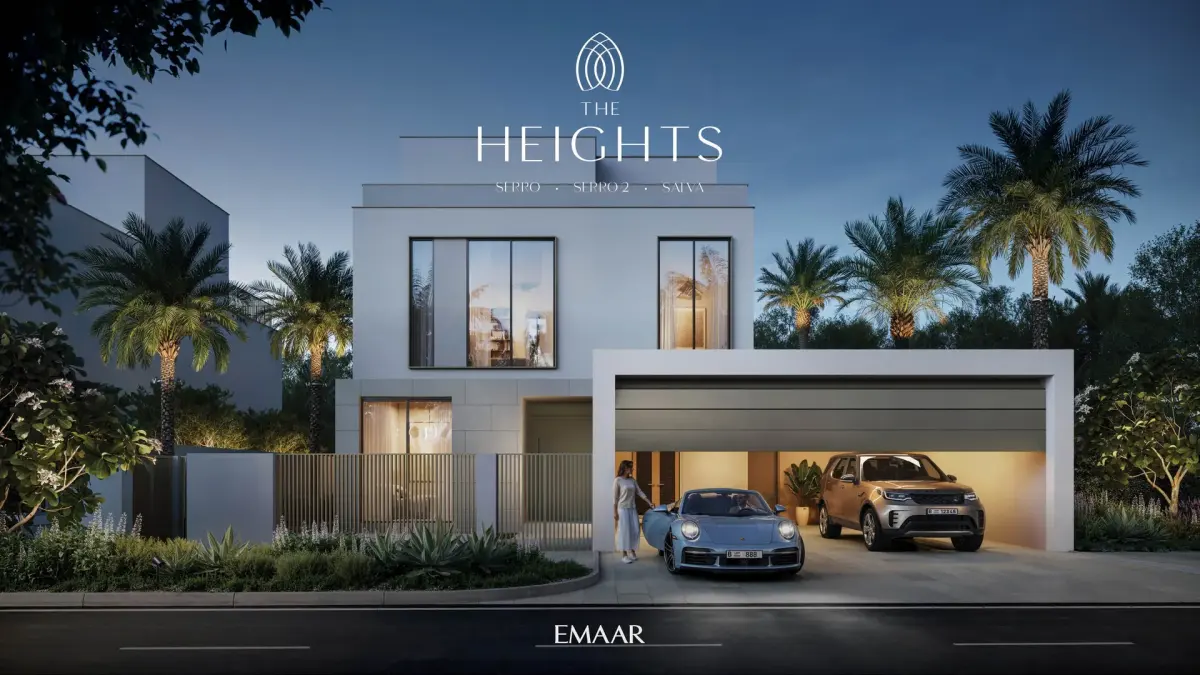 Emaar render of a five bedroom villa at The Heights Country Club and Wellness